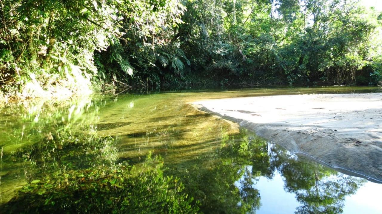 Suites Proximo Ao Rio Jaguareguava Em Bertioga Kültér fotó
